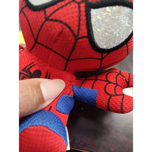 Ty Spider-Man Stuffed Animal Plush Soft Toy Marvel Bean Bag 5.5 inches - Picture 9 of 10